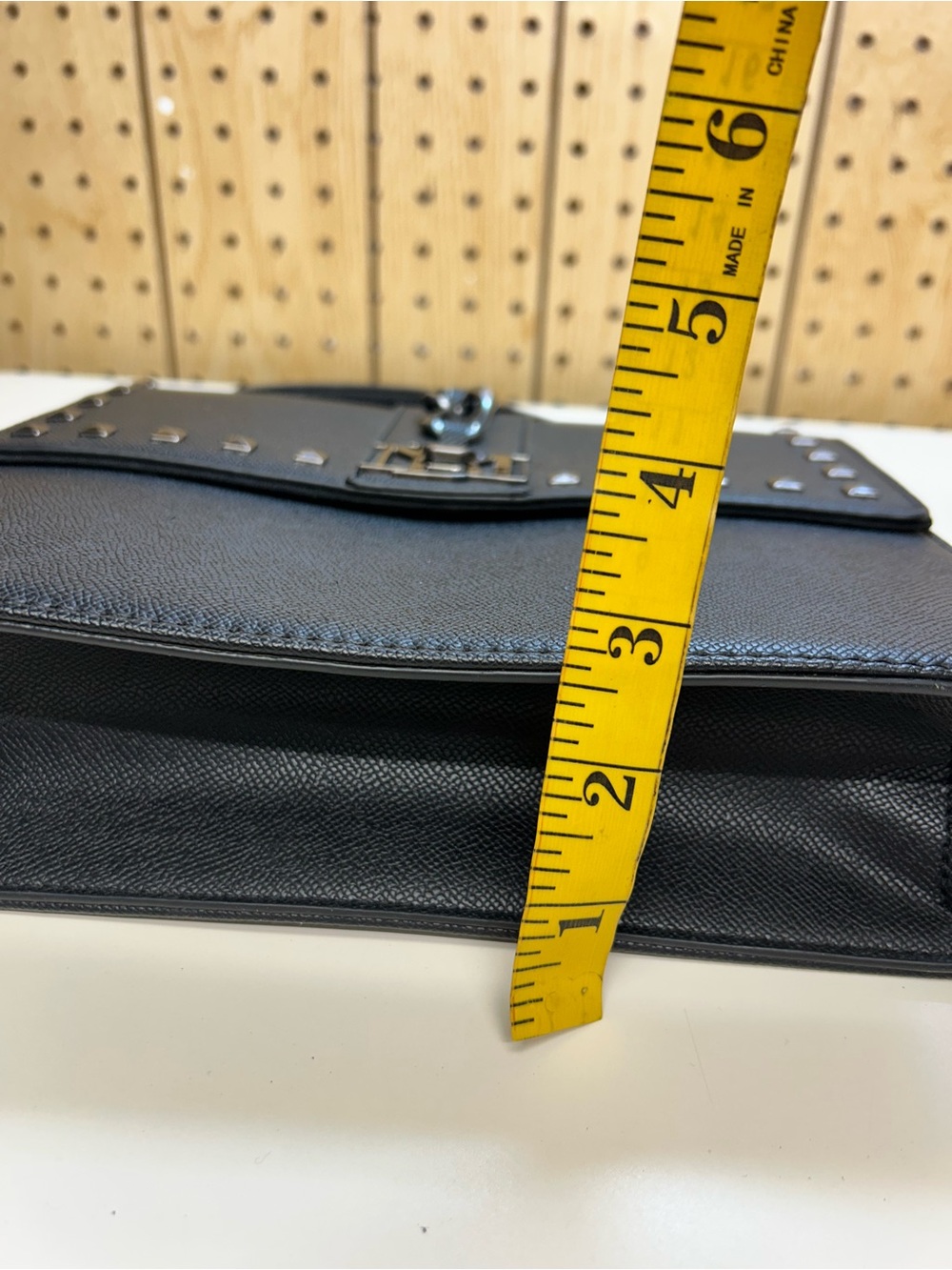 Bradgley  Mischka Black Studded Top-Handle Satchel - Signature - Picture 14 of 14